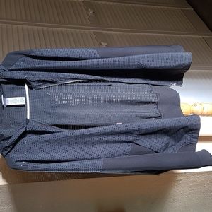 Champion Black Workout Jacket. Mesh Contrast with hood XXL